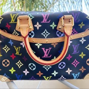 Louis Vuitton Trouville Monogram Multicolore Black Collectors Item